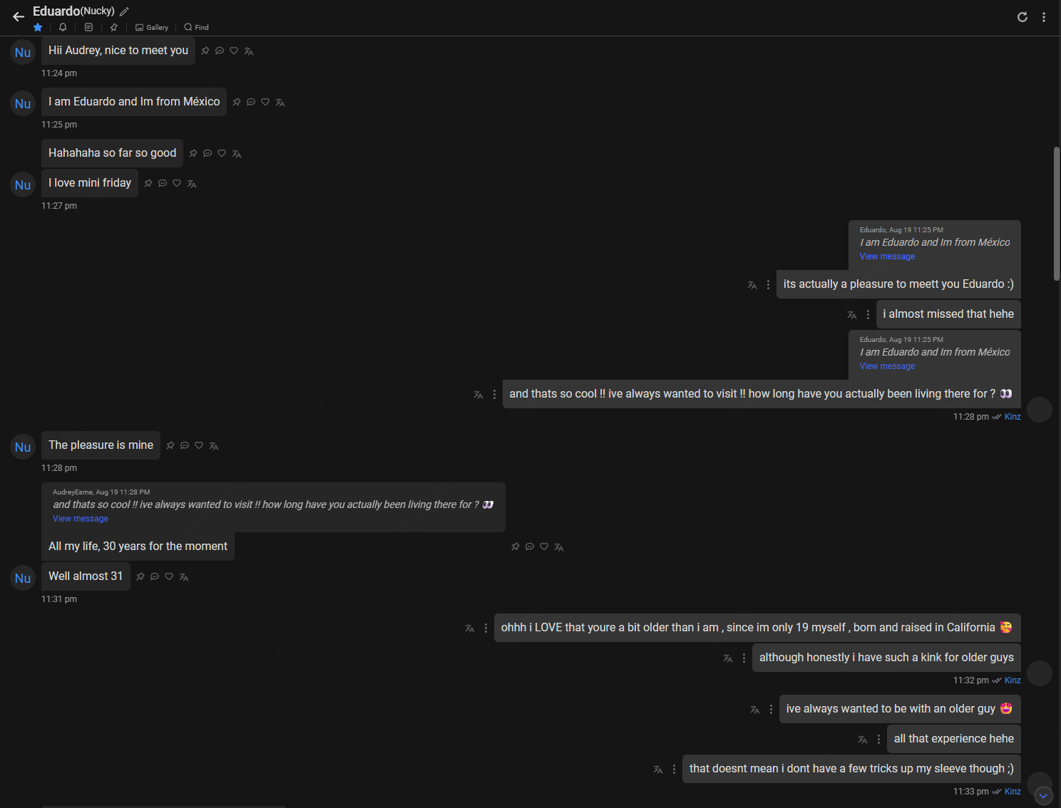 Following up on the details a client shared earlier